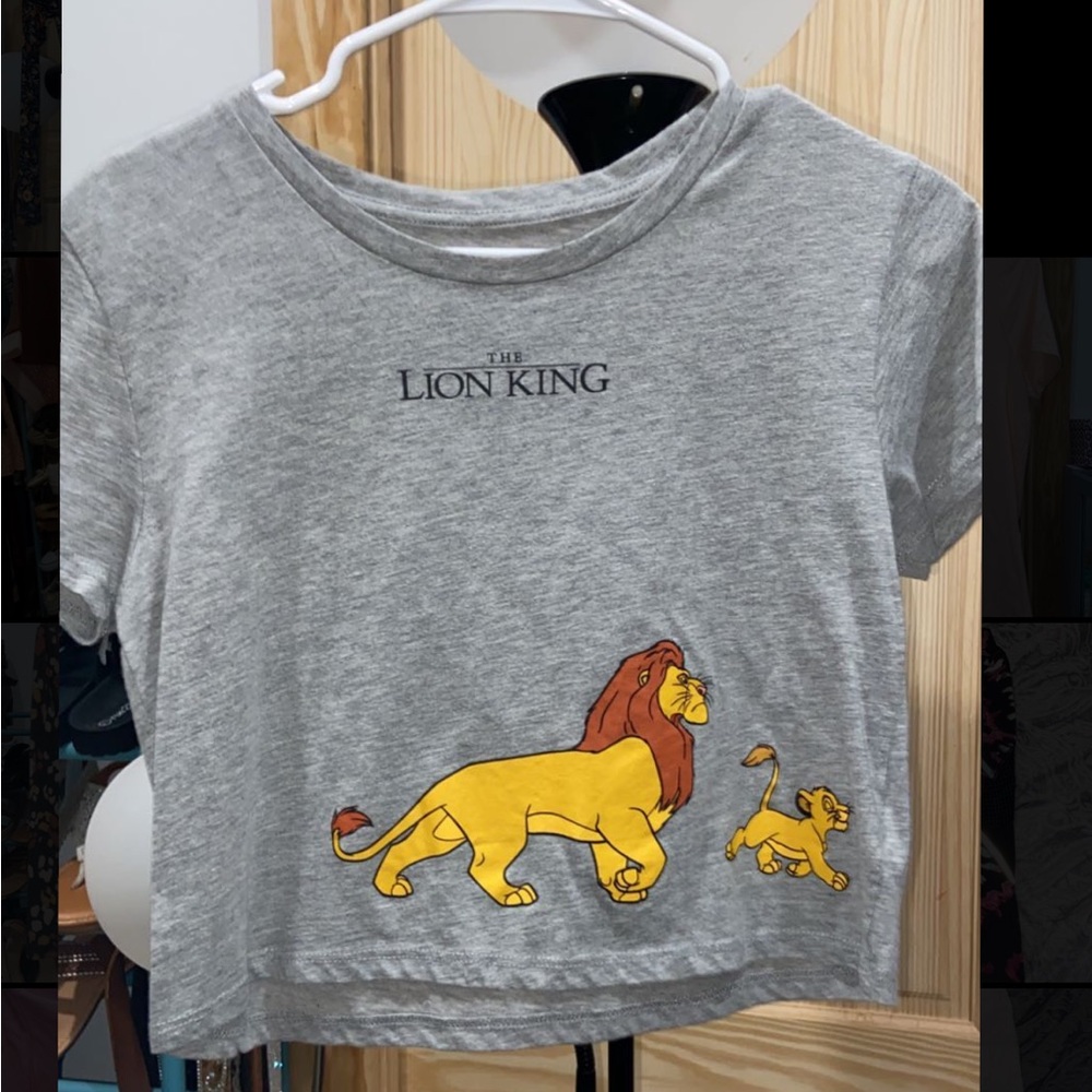 Teen small Lion King crop top